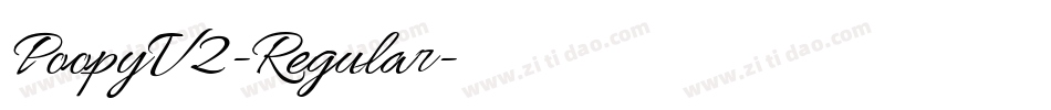 PoopyV2-Regular字体转换