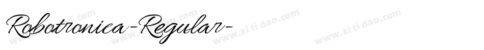 Robotronica-Regular字体转换 Robotronica-Regular字体转换