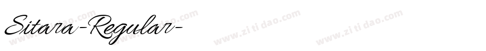 Sitara-Regular字体转换