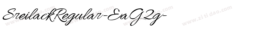 SreilackRegular-EaG2g字体转换
