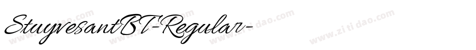 StuyvesantBT-Regular字体转换