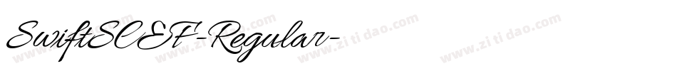 SwiftSCEF-Regular字体转换