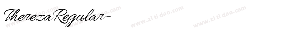 TherezaRegular字体转换