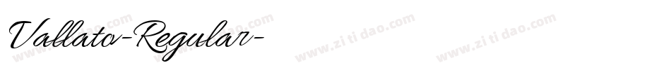 Vallato-Regular字体转换