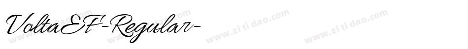 VoltaEF-Regular字体转换