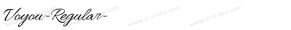 Voyou-Regular字体转换