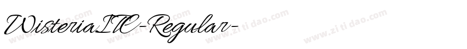 WisteriaITC-Regular字体转换 WisteriaITC-Regular字体转换