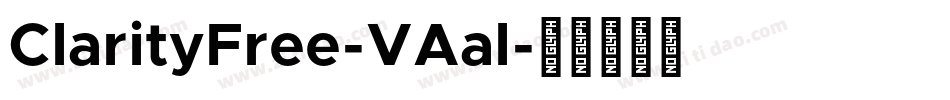ClarityFree-VAal字体转换