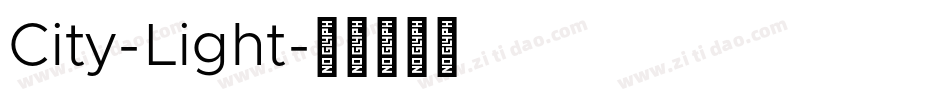 City-Light字体转换
