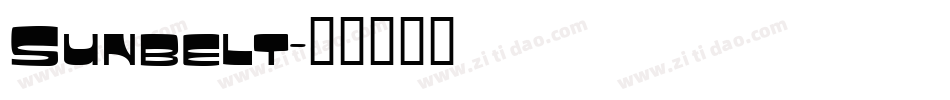 Sunbelt字体转换