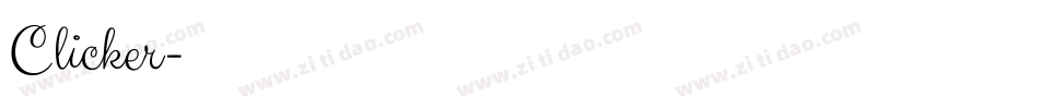 Clicker字体转换