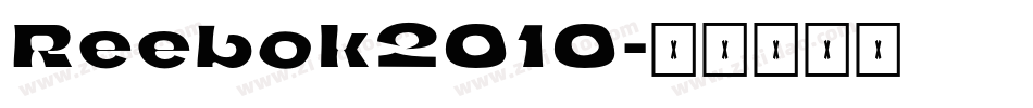 Reebok2010字体转换