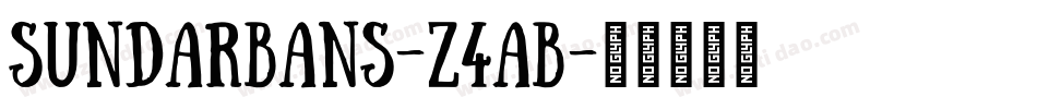 Sundarbans-Z4AB字体转换