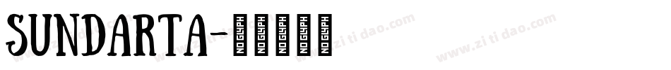 Sundarta字体转换