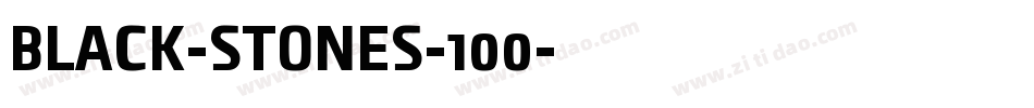 BLACK-STONES-100字体转换