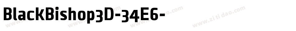 BlackBishop3D-34E6字体转换