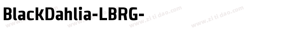 BlackDahlia-LBRG字体转换 BlackDahlia-LBRG字体转换
