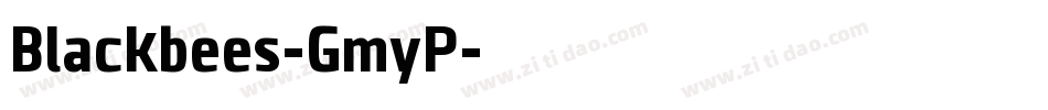 Blackbees-GmyP字体转换