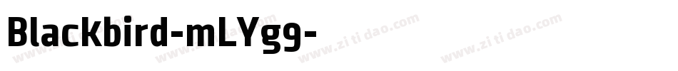 Blackbird-mLYg9字体转换
