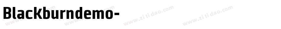 Blackburndemo字体转换