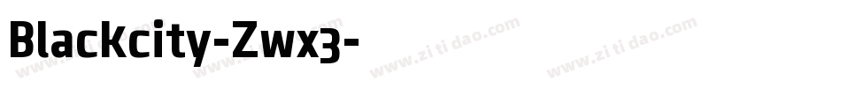 Blackcity-Zwx3字体转换