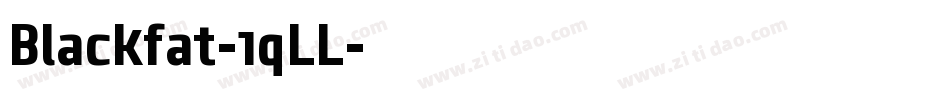 Blackfat-1qLL字体转换