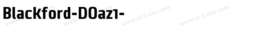 Blackford-DOaz1字体转换