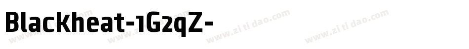 Blackheat-1G2qZ字体转换