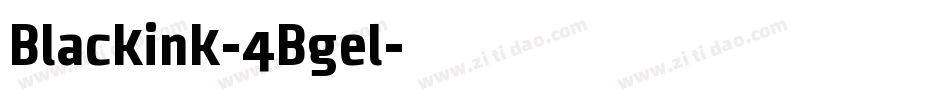 Blackink-4Bgel字体转换