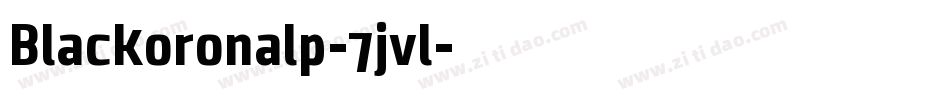 Blackoronalp-7jvl字体转换