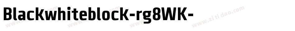 Blackwhiteblock-rg8WK字体转换
