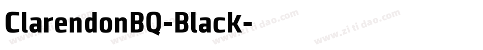 ClarendonBQ-Black字体转换