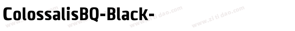 ColossalisBQ-Black字体转换