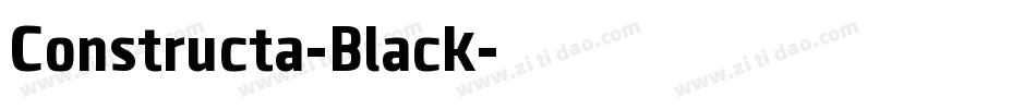 Constructa-Black字体转换