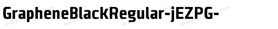 GrapheneBlackRegular-jEZPG字体转换
