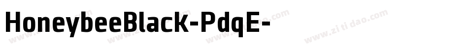 HoneybeeBlack-PdqE字体转换