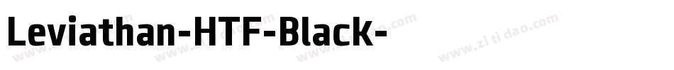 Leviathan-HTF-Black字体转换