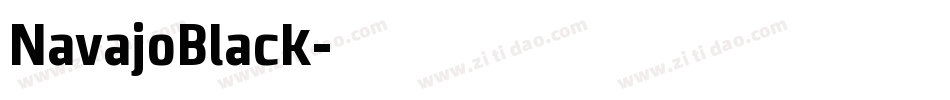 NavajoBlack字体转换