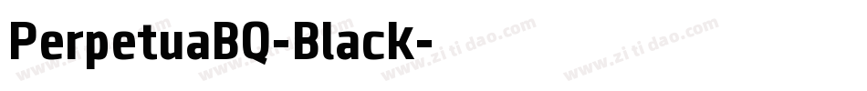 PerpetuaBQ-Black字体转换