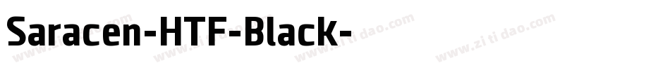 Saracen-HTF-Black字体转换