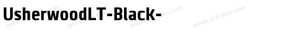 UsherwoodLT-Black字体转换