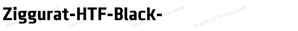 Ziggurat-HTF-Black字体转换