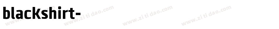 blackshirt字体转换