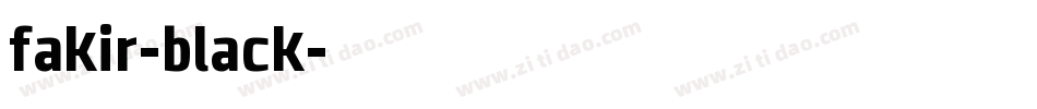 fakir-black字体转换