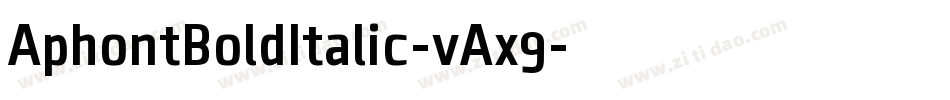 AphontBoldItalic-vAx9字体转换