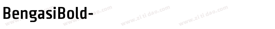BengasiBold字体转换
