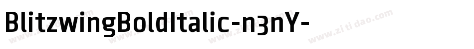 BlitzwingBoldItalic-n3nY字体转换 BlitzwingBoldItalic-n3nY字体转换