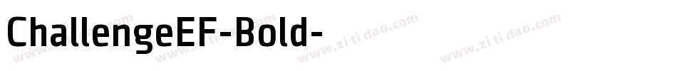 ChallengeEF-Bold字体转换