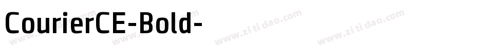 CourierCE-Bold字体转换