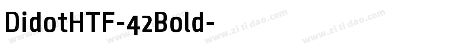 DidotHTF-42Bold字体转换